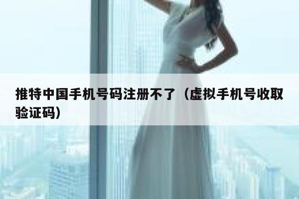 推特中国手机号码注册不了（虚拟手机号收取验证码） 第1张