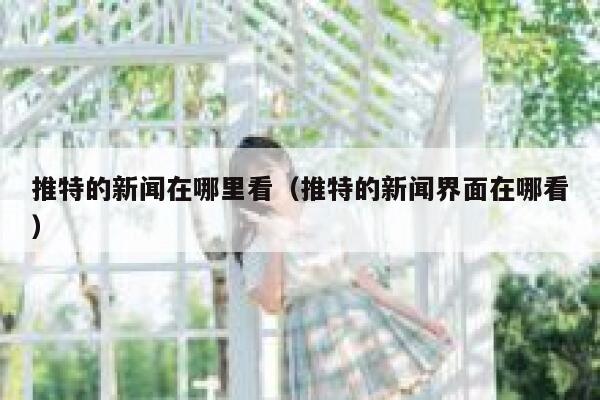 推特的新闻在哪里看（推特的新闻界面在哪看） 第1张
