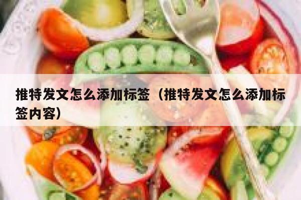 推特发文怎么添加标签（推特发文怎么添加标签内容） 第1张