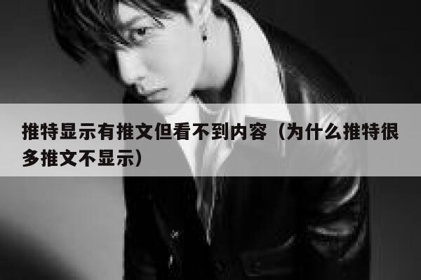 推特显示有推文但看不到内容（为什么推特很多推文不显示） 第1张