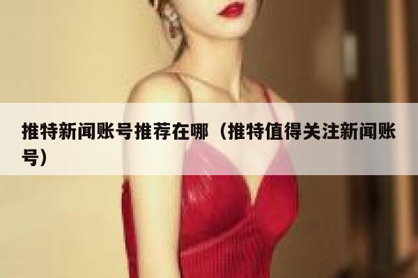 推特新闻账号推荐在哪（推特值得关注新闻账号） 第1张
