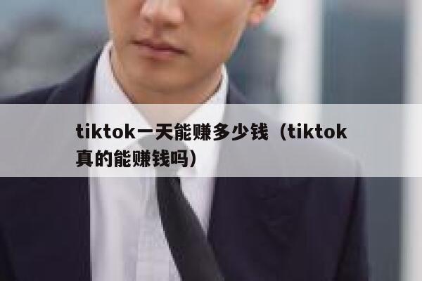 tiktok一天能赚多少钱（tiktok真的能赚钱吗） 第1张