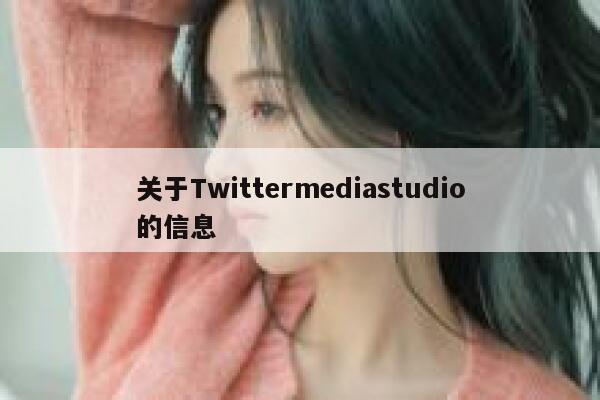 关于Twittermediastudio的信息 第1张