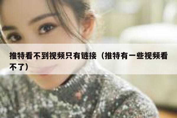 推特看不到视频只有链接（推特有一些视频看不了） 第1张