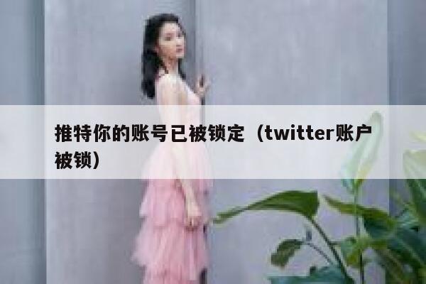 推特你的账号已被锁定（twitter账户被锁） 第1张