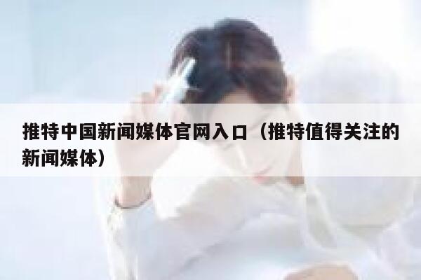 推特中国新闻媒体官网入口（推特值得关注的新闻媒体） 第1张