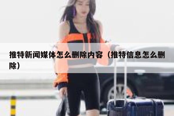 推特新闻媒体怎么删除内容（推特信息怎么删除） 第1张