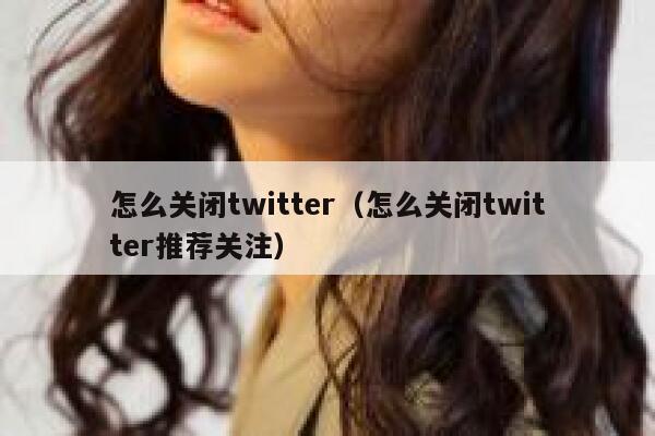 怎么关闭twitter（怎么关闭twitter推荐关注） 第1张