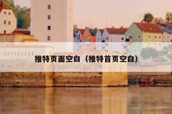 推特页面空白（推特首页空白） 第1张