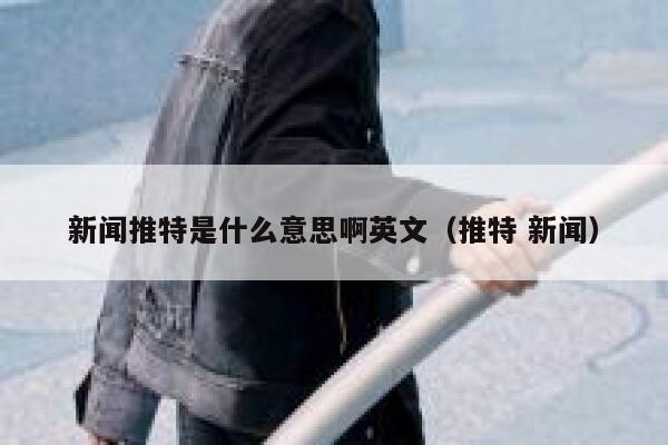 新闻推特是什么意思啊英文（推特 新闻） 第1张