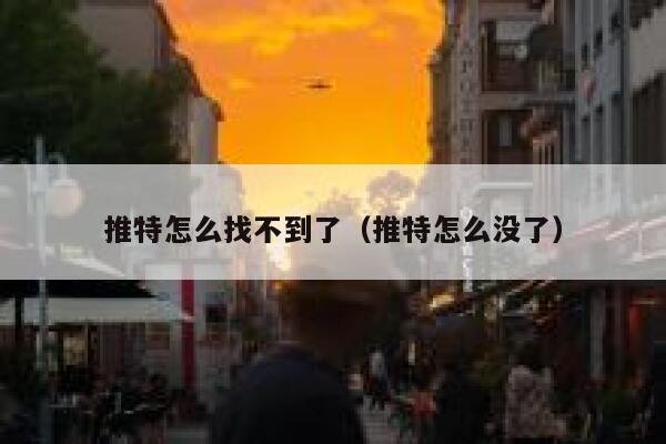 推特怎么找不到了（推特怎么没了） 第1张