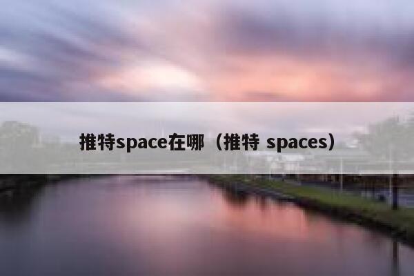 推特space在哪（推特 spaces） 第1张