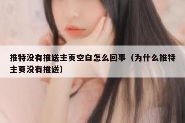 推特没有推送主页空白怎么回事（为什么推特主页没有推送） 第1张