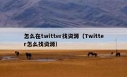 怎么在twitter找资源（Twitter怎么找资源）