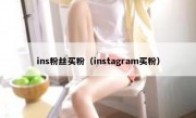 ins粉丝买粉（instagram买粉）