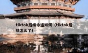 tiktok后续命运如何（tiktok后续怎么了）