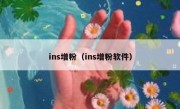 ins增粉（ins增粉软件）