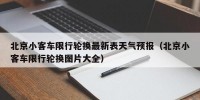 北京小客车限行轮换最新表天气预报（北京小客车限行轮换图片大全）