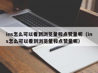 ins怎么可以看到浏览量和点赞量呢（ins怎么可以看到浏览量和点赞量呢）