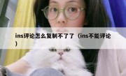 ins评论怎么复制不了了（ins不能评论）