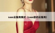 saas云服务模式（saas层的云服务）