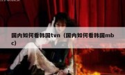 国内如何看韩国tvn（国内如何看韩国mbc）