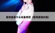服务器是什么设备类型（服务器指的是）