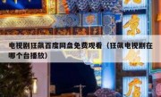 电视剧狂飙百度网盘免费观看（狂飙电视剧在哪个台播放）