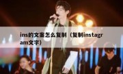 ins的文案怎么复制（复制instagram文字）