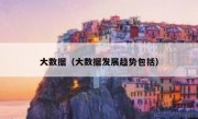大数据（大数据发展趋势包括）