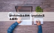 youtube怎么获利（youtube怎么盈利）