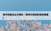 易付码是怎么付钱的（易码付收到的钱在哪里）