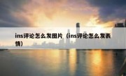 ins评论怎么发图片（ins评论怎么发表情）