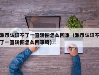 派币认证不了一直转圈怎么回事（派币认证不了一直转圈怎么回事呀）