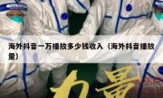 海外抖音一万播放多少钱收入（海外抖音播放量）