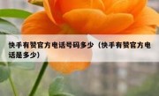 快手有赞官方电话号码多少（快手有赞官方电话是多少）