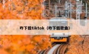 咋下载tiktok（咋下载歌曲）