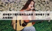 推特看不了图片视频怎么回事（推特看不了图片和视频）