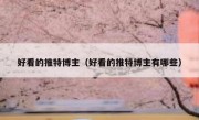 好看的推特博主（好看的推特博主有哪些）