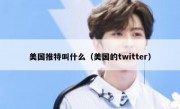 美国推特叫什么（美国的twitter）