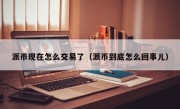 派币现在怎么交易了（派币到底怎么回事儿）