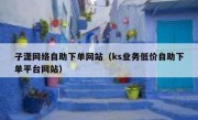 子潇网络自助下单网站（ks业务低价自助下单平台网站）
