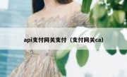 api支付网关支付（支付网关ca）