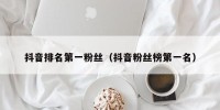 抖音排名第一粉丝（抖音粉丝榜第一名）