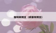 推特网博主（求推特博主）