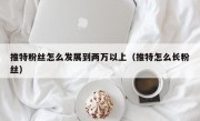 推特粉丝怎么发展到两万以上（推特怎么长粉丝）