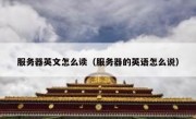 服务器英文怎么读（服务器的英语怎么说）