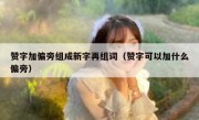 赞字加偏旁组成新字再组词（赞字可以加什么偏旁）