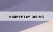 有赞是快手旗下的吗（有赞 快手）
