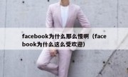 facebook为什么那么慢啊（facebook为什么这么受欢迎）